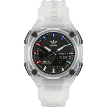 Adidas® Analogue-digital 'City Tech One' Unisex's Watch AOST23057
