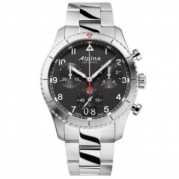 Alpina® Chronograph 'Startimer Pilot' Men's Watch AL-372BW4S26B