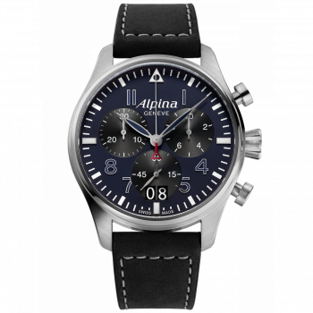 Alpina® Chronograph 'Startimer Pilot' Men's Watch AL-372NB4S6 #1