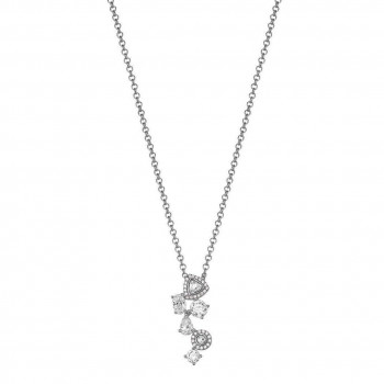Esprit Shiny Stones Women's Silver Chain With Pendant ESNL92900A420 #1