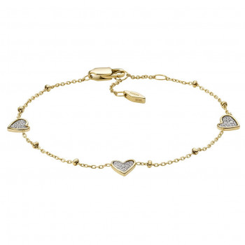 Fossil Jewellery® 'Sutton' Women's Stainless Steel Bracelet - Gold JF03940710