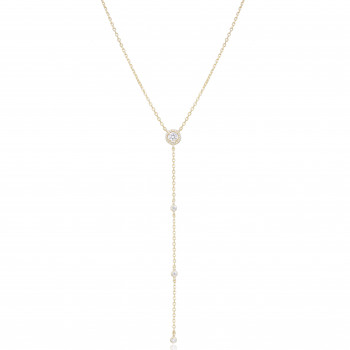Gena.paris® 'The One' Women's Sterling Silver Necklace - Gold GC1597-Y