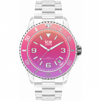 Ice Watch® Analogue 'Ice Clear Sunset - Pink' Women's Watch (Small) 021440