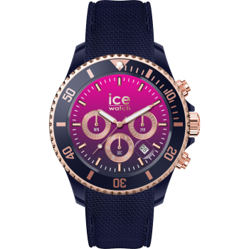 Ice Watch® Chronograph 'Ice Chrono - Dark Blue Pink' Men's Watch (Medium) 021642