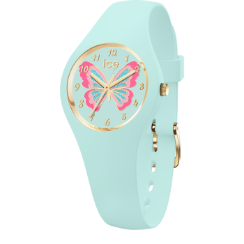 Ice Watch® Analogue 'Ice Fantasia - Butterfly Bloom' Girls's Watch (Extra Small) 021953