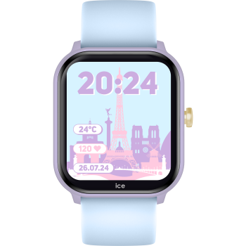 Ice Watch® Digital 'Ice Smart Junior 2.0 - Purple - Soft Blue' Child's Watch 022801