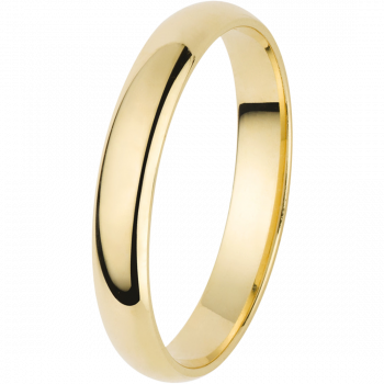 Orphelia® Unisex's Yellow gold 9C Wedding ring - Gold OR111/30/NJ/52