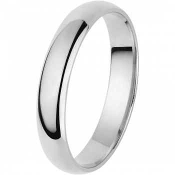 Orphelia® Unisex's Whitegold 9C Wedding ring - Silver OR111/40/NY/52