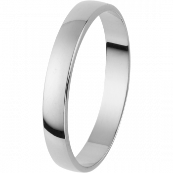 Orphelia® Unisex's Whitegold 9C Wedding ring - Silver OR130/20/NY/60