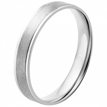 Orphelia® Unisex's Whitegold 9C Wedding ring - Silver OR4705/4/NY/56