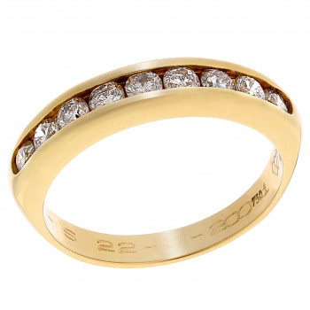 Orphelia® Women's Yellow-Gold 18K Ring RD-3003 #1