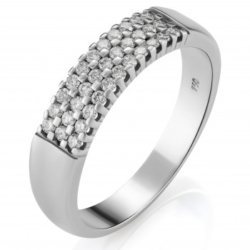 Orphelia® Women's White-Gold 18K Ring RD-3014/1 #1