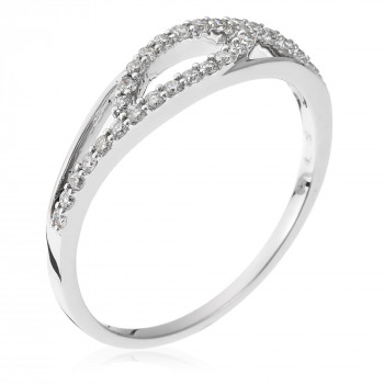 Orphelia® Women's White-Gold 18K Ring RD-3234 #1