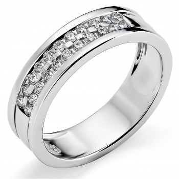 Orphelia® Women's White-Gold 18K Ring RD-3253 #1