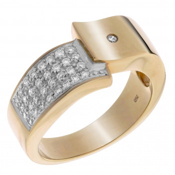 Orphelia® Women's White-Gold 18K Ring RD-33067 #1