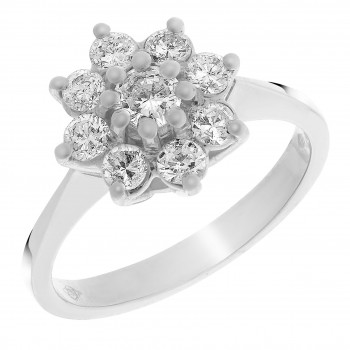 Orphelia® Women's White-Gold 18K Ring RD-33168 #1
