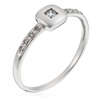 Orphelia® Women's White-Gold 18K Ring RD-33349 #1