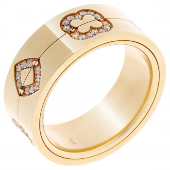 Orphelia® Unisex's Yellow-Gold 18K Ring RD-33405 #1