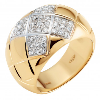 Orphelia® Women's Yellow-Gold 18K Ring RD-3354 #1