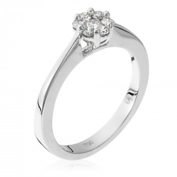 Orphelia® Women's White-Gold 18K Ring RD-3363 #1