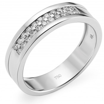 Orphelia® Women's White-Gold 18K Ring RD-3386 #1
