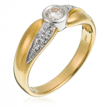 Orphelia® Women's Two-Tone 18K Ring RD-3715 #1