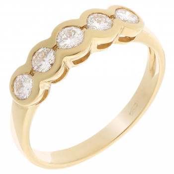 Orphelia® Women's Yellow-Gold 18K Ring RD-3905 #1