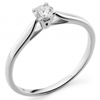 Orphelia® Women's White-Gold 18K Ring RD-3918/1 #1