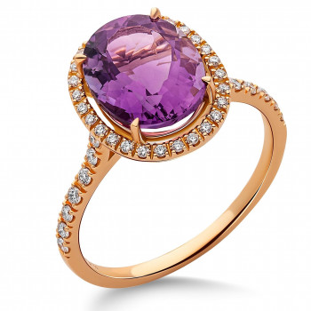 Orphelia® Women's Rose-Gold 18K Ring RD-3923 #1