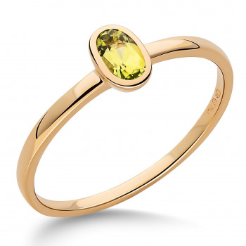 Orphelia® Women's Yellow-Gold 18K Ring RD-3926/PRD #1