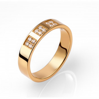 Orphelia® Women's Yellow-Gold 18K Ring RD-B1266/45/DJ #1