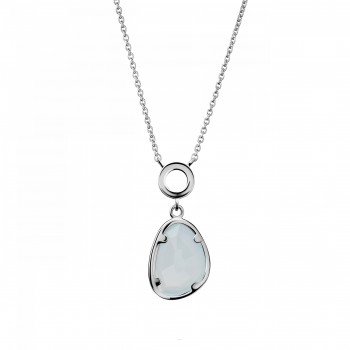 Orphelia® 'Rivera' Women's Sterling Silver Necklace - Silver ZK-7480/BC #1