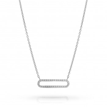 Orphelia Orphelia 'Charm' Women's Sterling Silver Necklace - Silver ZK-7563 #1
