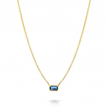 Orphelia Orphelia 'Ultimate' Women's Sterling Silver Necklace - Gold ZK-7567/G #1