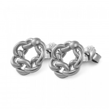 Orphelia® 'ESTELLE' Women's Sterling Silver Stud Earrings - Silver ZO-7516 #1