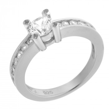 Orphelia® Women's Sterling Silver Ring - Silver ZR-7033 #1