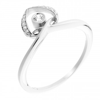 Orphelia® Women's Sterling Silver Ring - Silver ZR-7126 #1