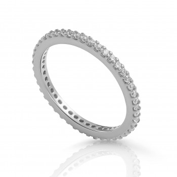 'Lily' Women's Sterling Silver Ring - Silver ZR-7538