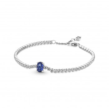 Pandora® Pandora Timeless 'Pavé Tennis' Women's Sterling Silver Bracelet - Silver 590039C01-18