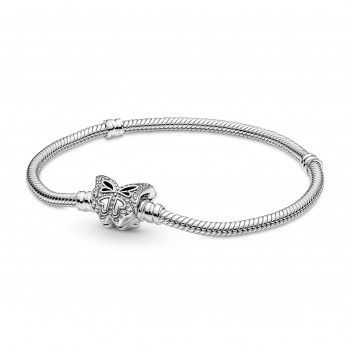 Pandora® Pandora Moments 'Butterfly' Women's Sterling Silver Bracelet - Silver 590782C01-18