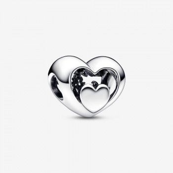 Pandora® Pandora Moments 'Hearts' Women's Sterling Silver Charm - Silver 792512C00
