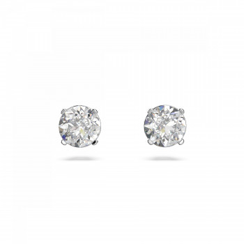 Swarovski® 'Attract' Women's Base Metal Stud Earrings - Silver 5408436