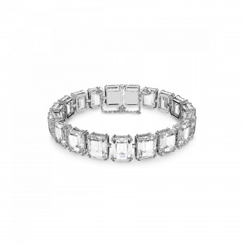Swarovski® 'Millenia' Women's Base Metal Bracelet - Silver 5598349
