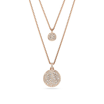 Swarovski® 'Meteora' Women's Gold Plated Metal Necklace - Rose 5683449