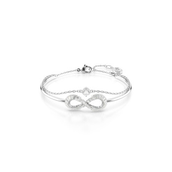 Swarovski® 'Hyperbola' Women's Base Metal Bracelet - Silver 5684049