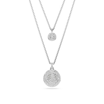 Swarovski® 'Meteora' Women's Base Metal Necklace - Silver 5684244