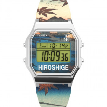 Timex® Digital 'The Met X Hiroshige' Unisex's Watch TW2W25300