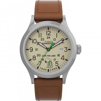 Timex® Analogue 'Peanuts Expedition Scout Take Care' Men's Watch TW4B25000