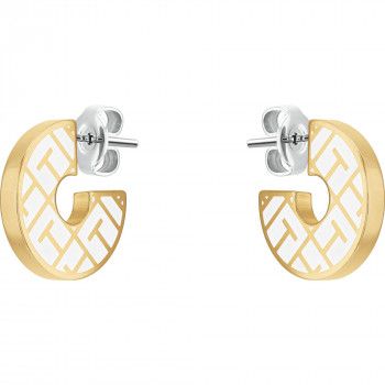 Tommy Hilfiger® Women's Stainless Steel Stud Earrings - Gold 2780485 #1