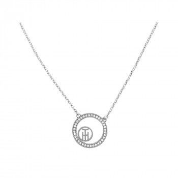 Tommy Hilfiger® 'Vine Circle' Women's Stainless Steel Chain with Pendant - Silver 2780520 #1